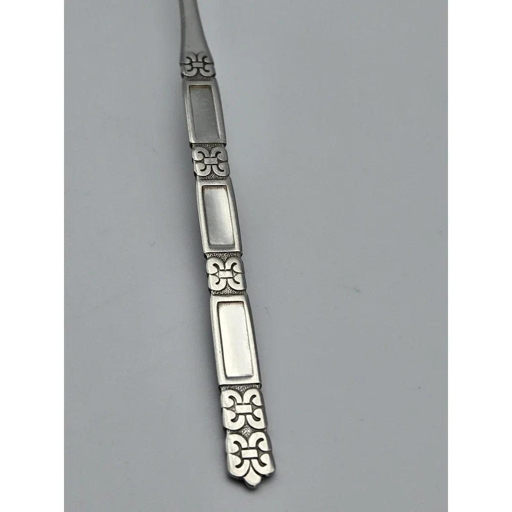 Oneida‎ Community Stainless Madrid 4 Long Iced Tea Spoons No Black Accent 7.5